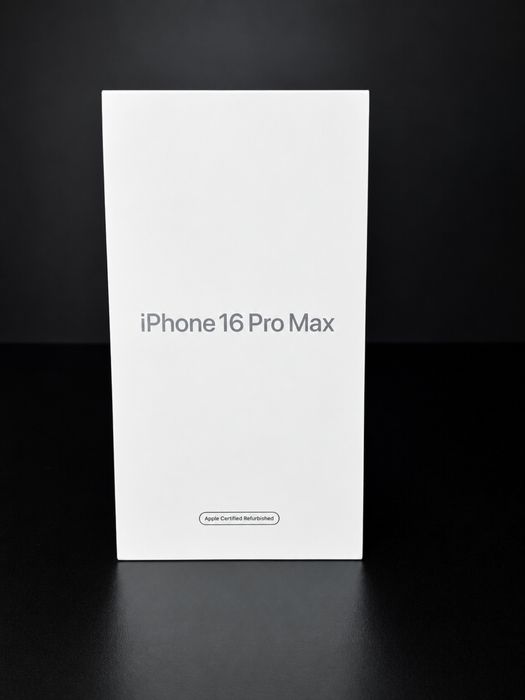 iPhone 16 Pro Max 256 GB Desert Titanium | Apple Certified | Gwarancja Apple 12M | 100% Bateria | Zaplombowany