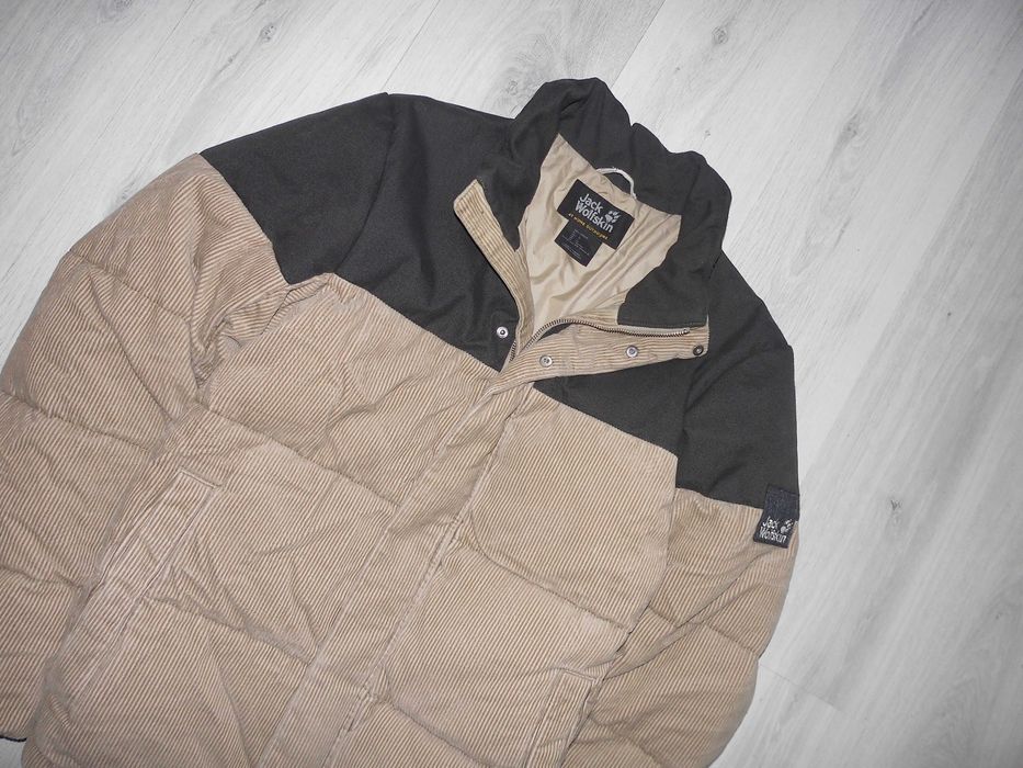 Jack Wolfskin Puffer Corduroy Jacket Kurtka Puchowa L