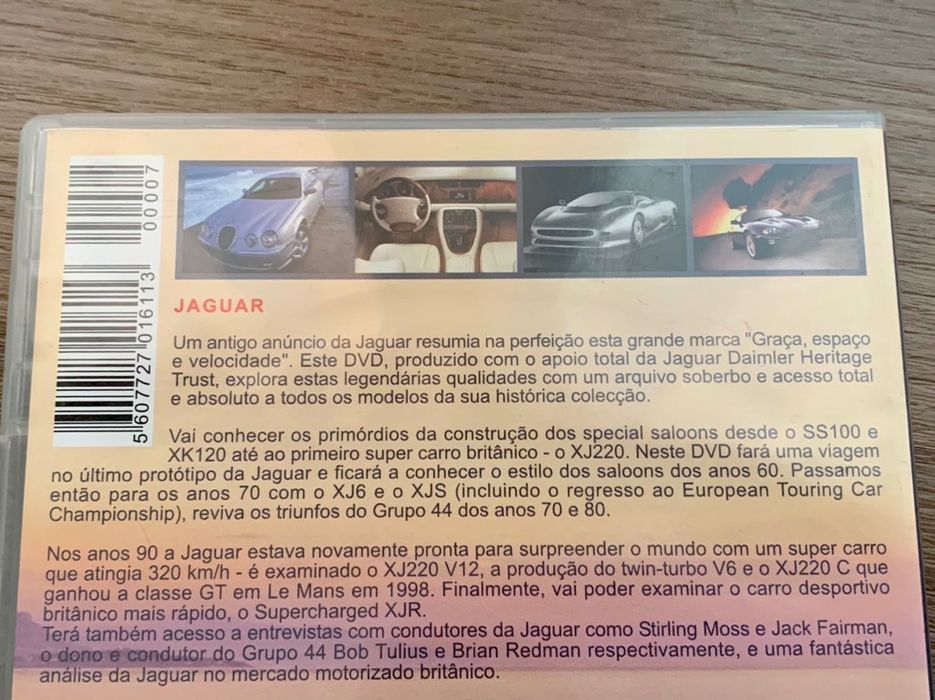 3 DVD grandes marcas mundo automóvel - jaguar, Mercedes benz e Porsche