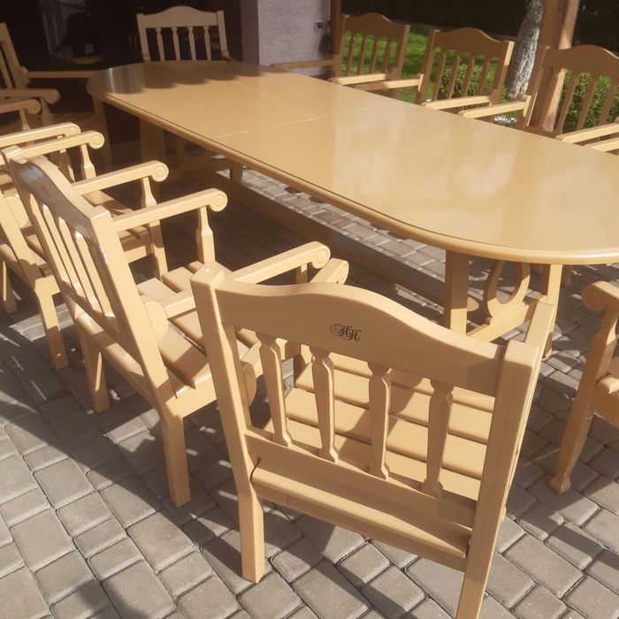 Meble ogrodowe drzewo tekowe