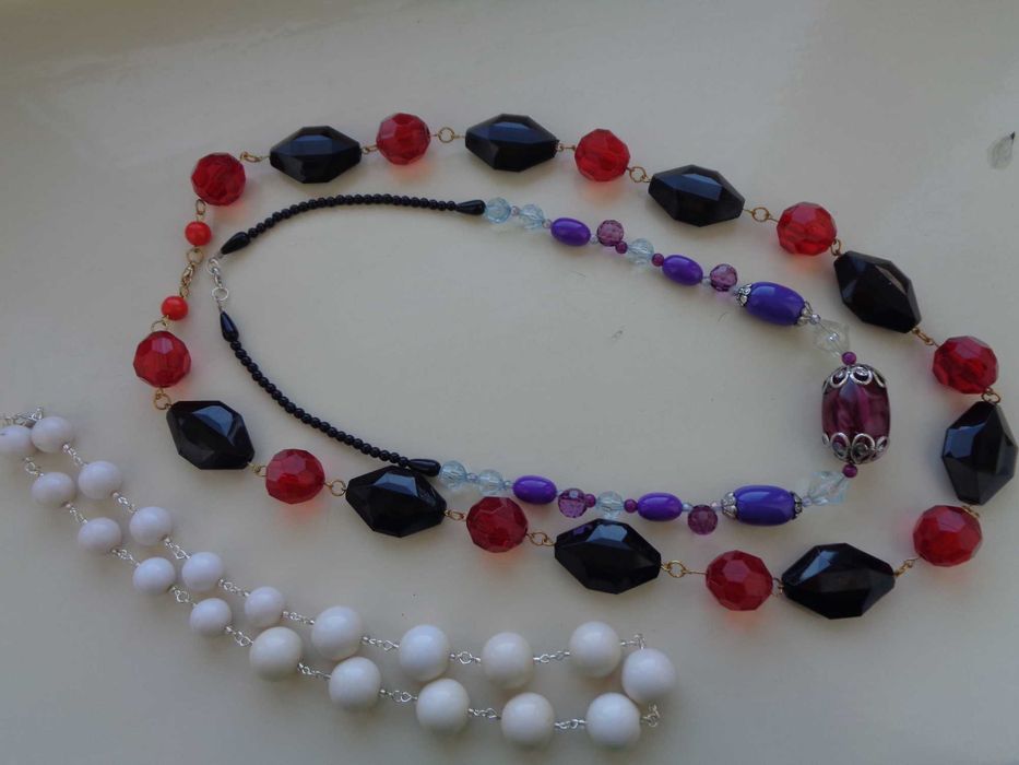 намисто весільне нове 77см люцит