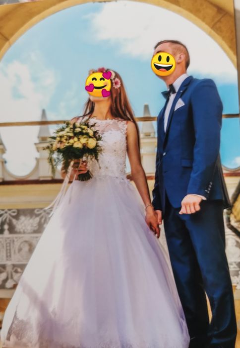 Suknia ślubna 36s biała jola