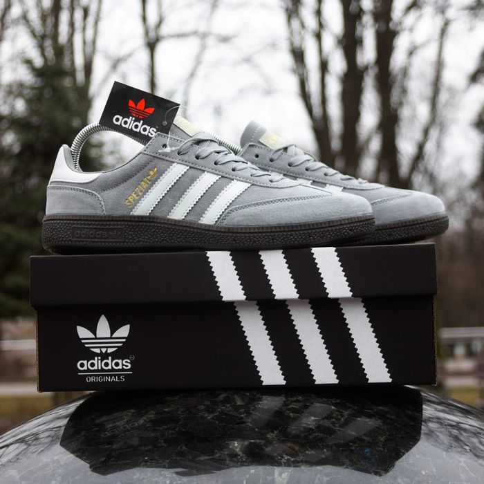 (2288) Кросівки кеди Adidas Handball Spezial сірі (41-45) адідас