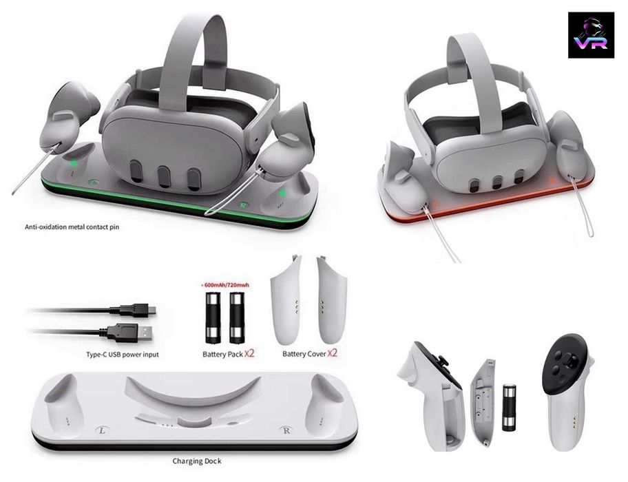 ‼️Meta Quest 3 зарядна док-станція, Charging Dock Station Oculus