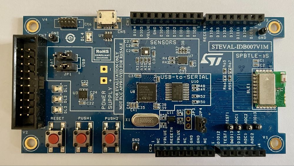 Plytka ST STEVAL-IDB007V1M z Bluetooth i Mems