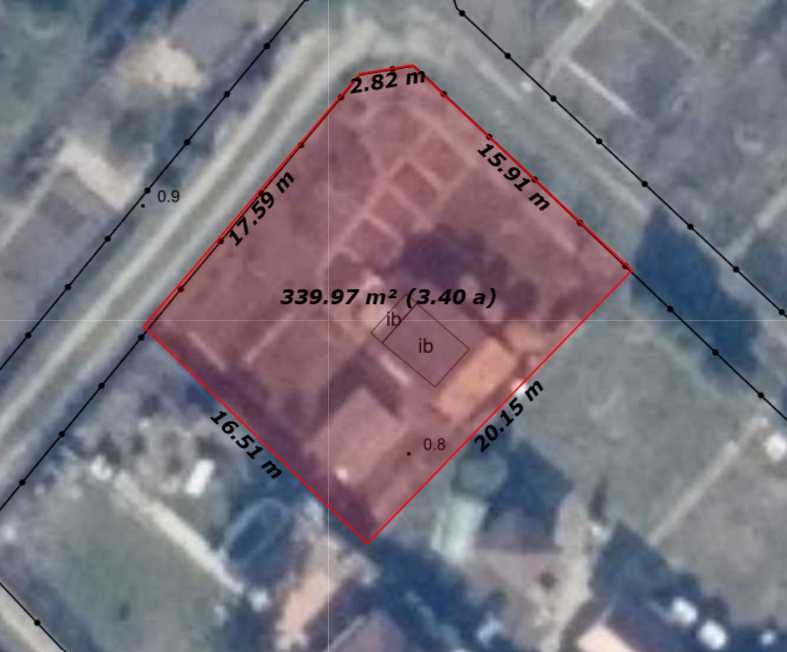 ROD Kotwiczna - ok. 340 m2 - wieloletnie nasadzenia.