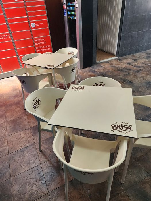 Conjunto Esplanada – 2 Mesas + 8 Cadeiras