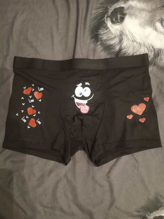 Majtki męskie z nadrukiem r.XL