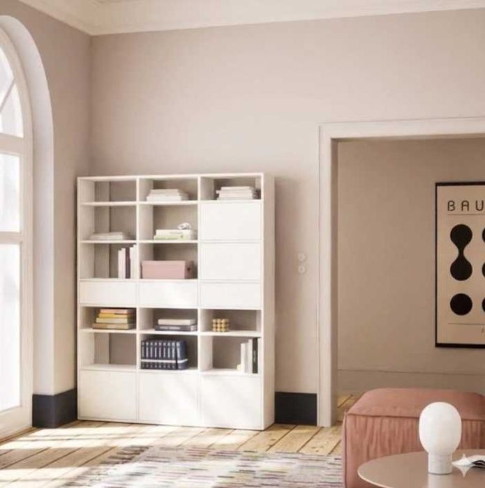 Meble Tylko - nowy regał, Type02 – Snow White, 153x193x32 cm