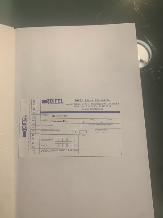 Pack 2 livros: 1“ Susana em Lágrimas”, 2 Livro “Baudolino”