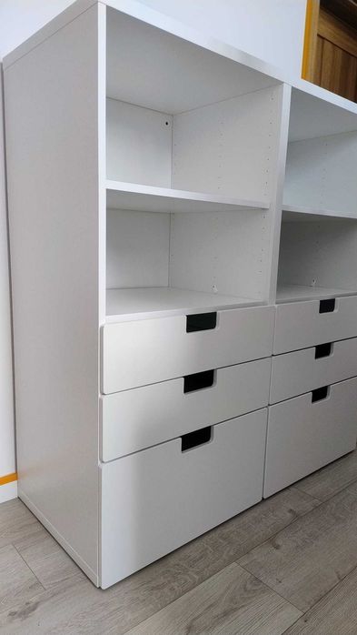 2x Ikea Stuva komoda dziecięca biała