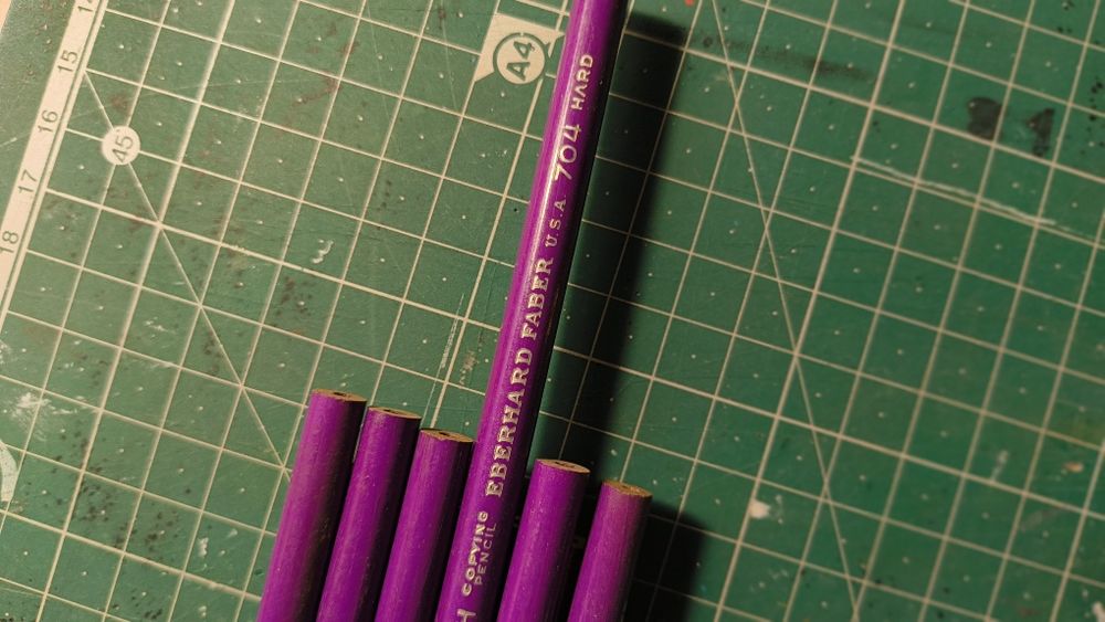 Lote de lápis Eberhard Faber Vintage