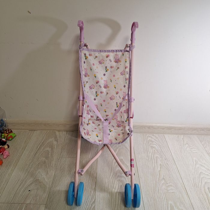 Каляска тростинка для ляльки пупса