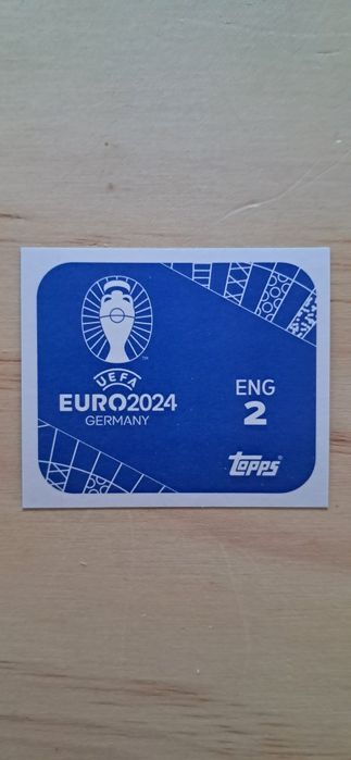 Cromo futebol de Harry Kane(Euro 2024)da Panini