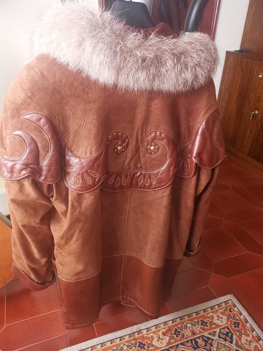 Mulher / Casaco em pele