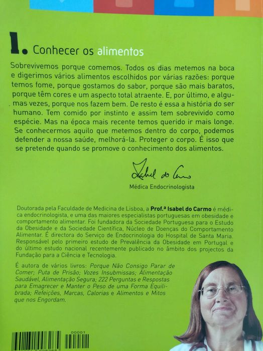 Conhecer os Alimentos (Prof. Isabel do Carmo)