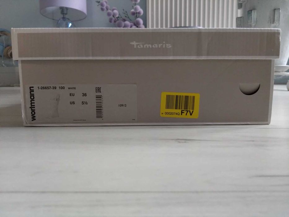 Śniegowce Tamaris (białe) - roz. 36