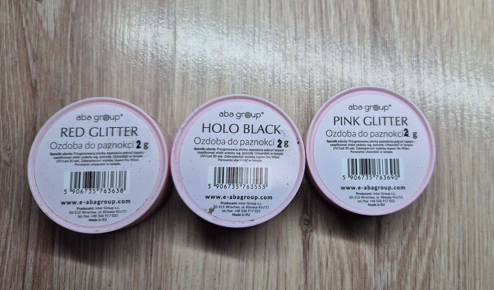Pyłki do paznokci, brokat Aba Group