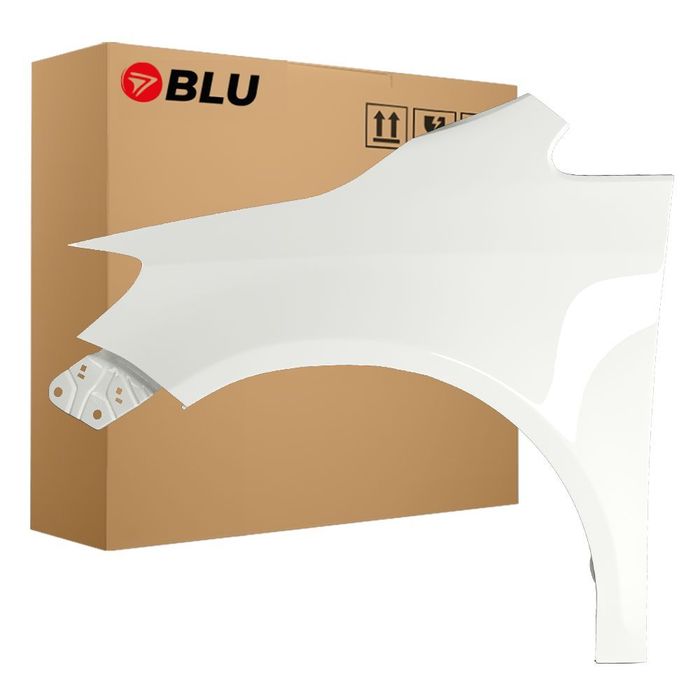 BLU Błotnik VW GOLF VI PLUS 6 + LB9A lewy biały 09-13 przód CandyWeiss
