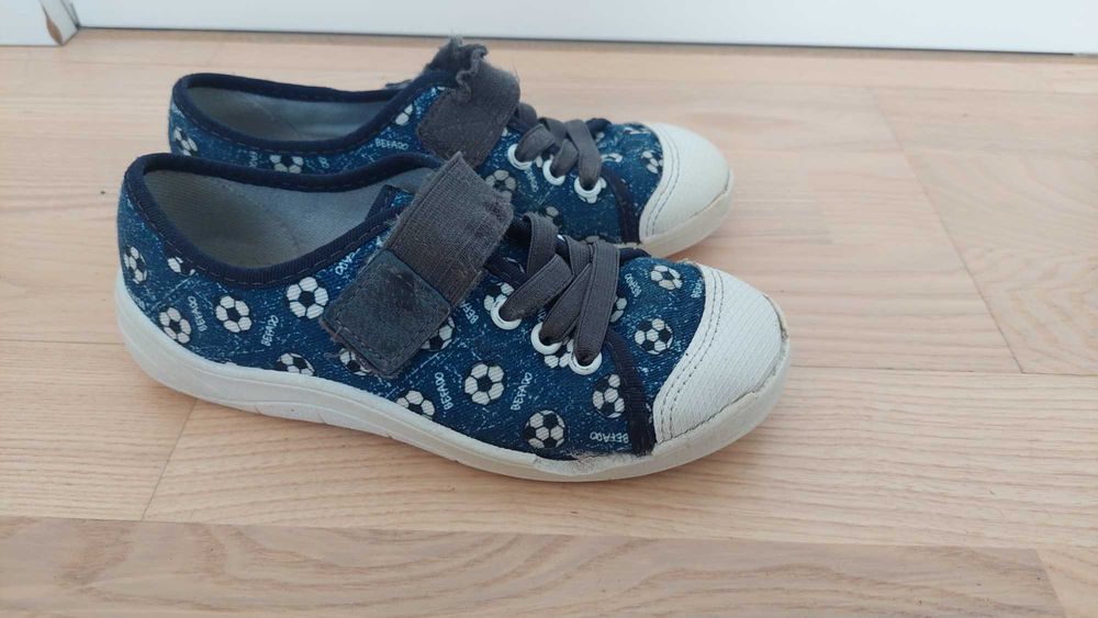 Kapcie Befado roz31 tenisówki chłopięce w piłki