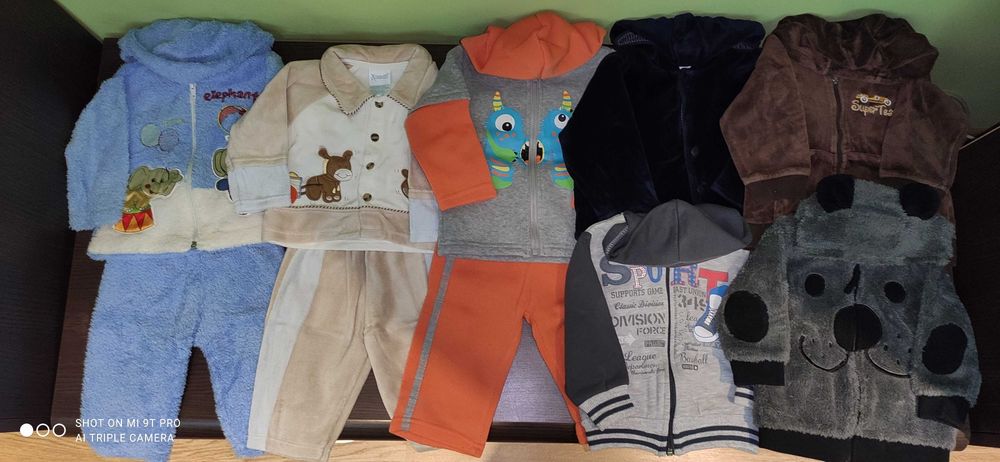 Dres, bluza, spodnie dresowe, dla chłopca, r. 74