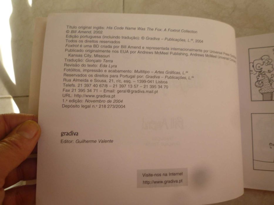 O Meu Nome é Fox, Roger Fox!"Um álbum FoxTrot de Bill Amend
