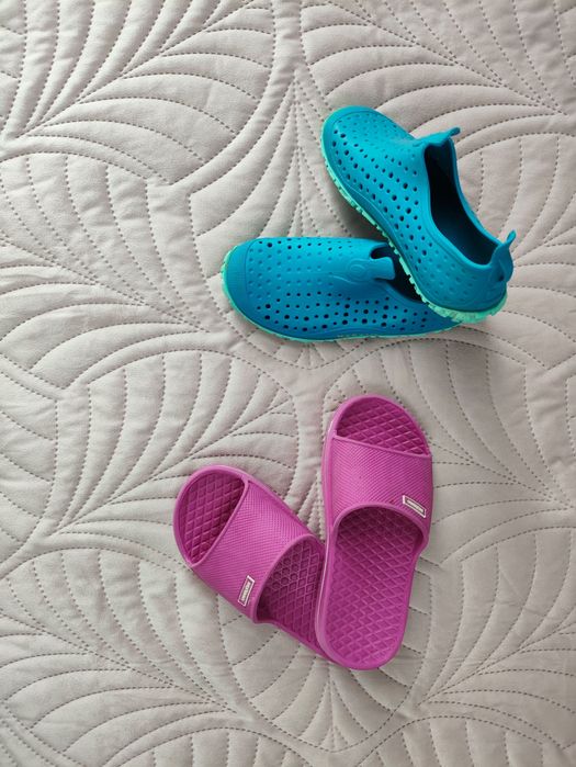 Idealne na Lato! Buty do Wody Decathlon R. 29/30 i Klapki R. 30