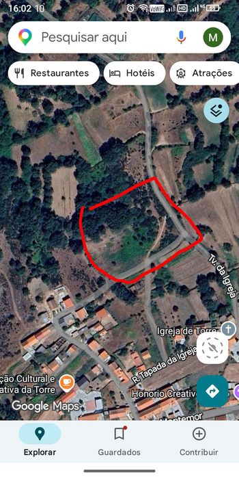 Terreno com possibilidade de construção para casa de Campo