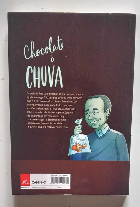 Chocolate à Chuva, de Alice Vieira
