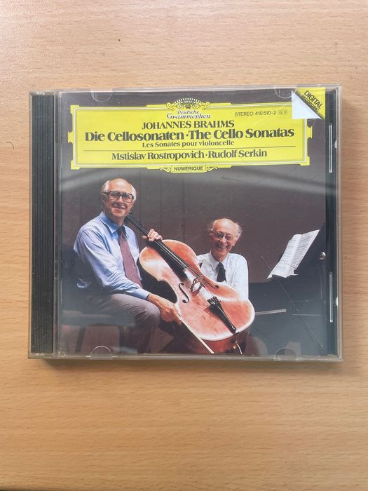 CD Johannes Brahms , Rostropovich, Serkin: Die Cellosonaten