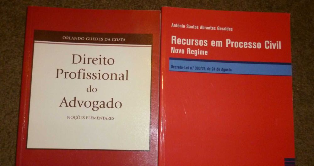Livros de direito - Vendo ou troco por clássicos da literatura