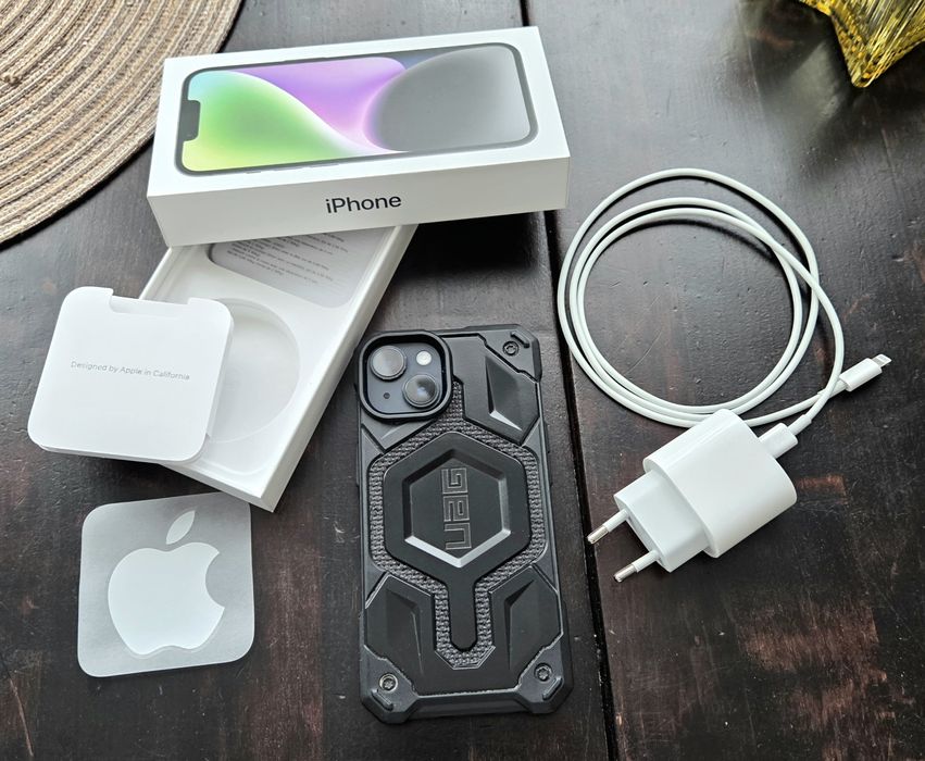 iPhone 14 | 128 GB | bateria 88% | ładowarka