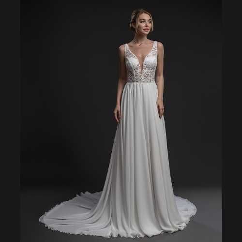 Vestido de Noiva corte A ***Rossy Noivas***