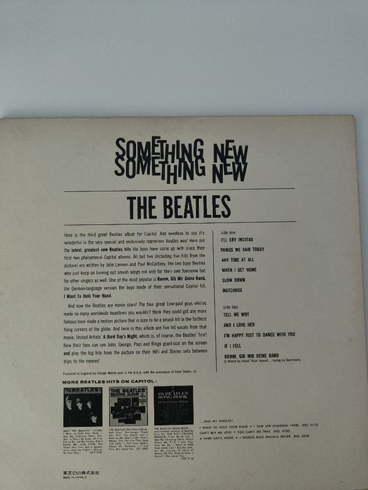 The Beatles – Something New EAS-80564 Japan LP OBI Apple Records