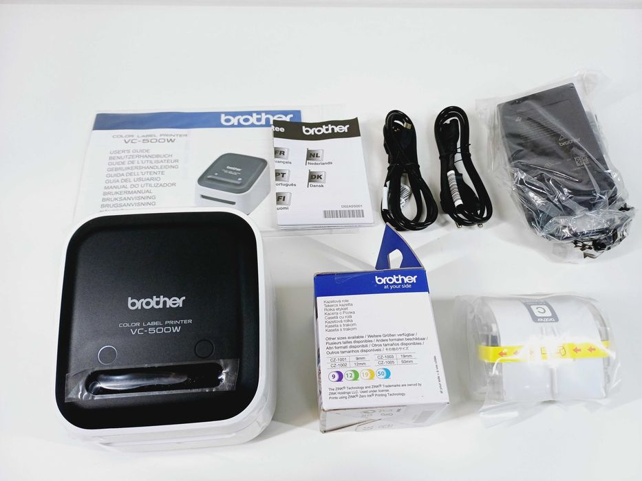 Kolorowa drukarka do etykiet Brother VC-500W
