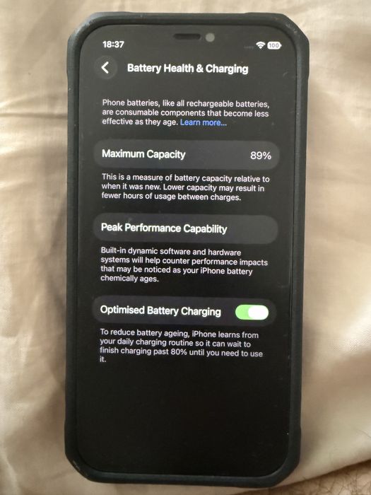 iPhone 12, 128GB, 89% Bateria, Usado
