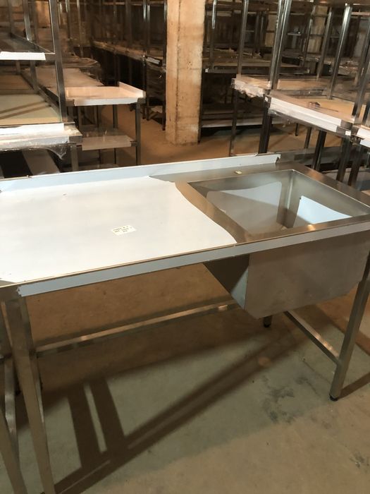 Стіл-мийка виробнича нержавійка , стол с мойкой нержавейка