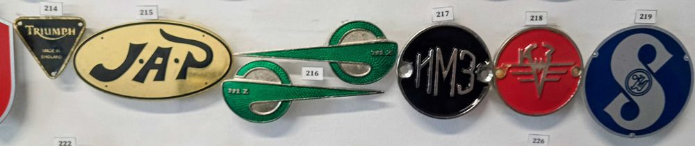 TABLICZKI do motocykli ZUNDAPP, MZ, HELLA, K750 i inne (wybór)