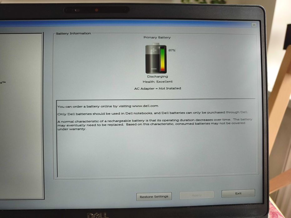 Duży ładny laptop Dell Latitude 5510