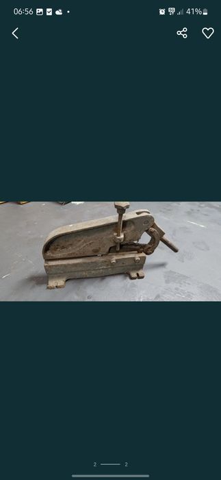 Gilotyna do rur i blachy