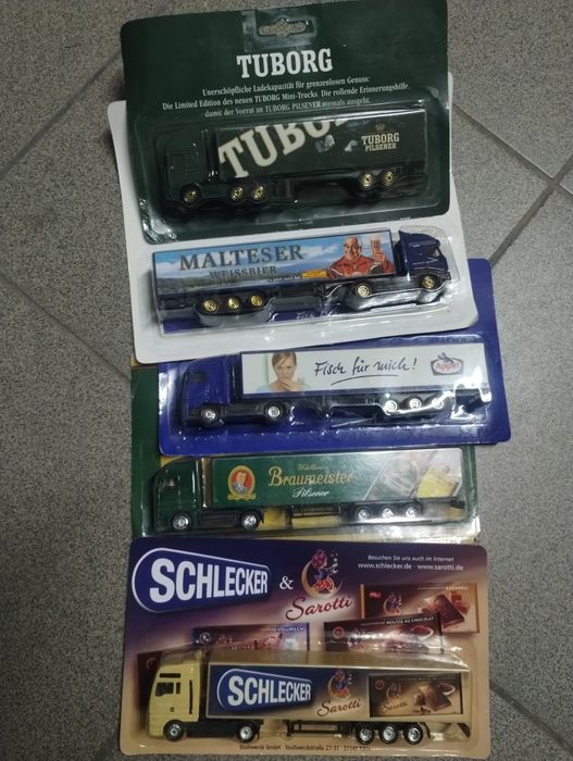 Resoraki ciężarówki 5 szt. Tiry Mercedes Iveco #5