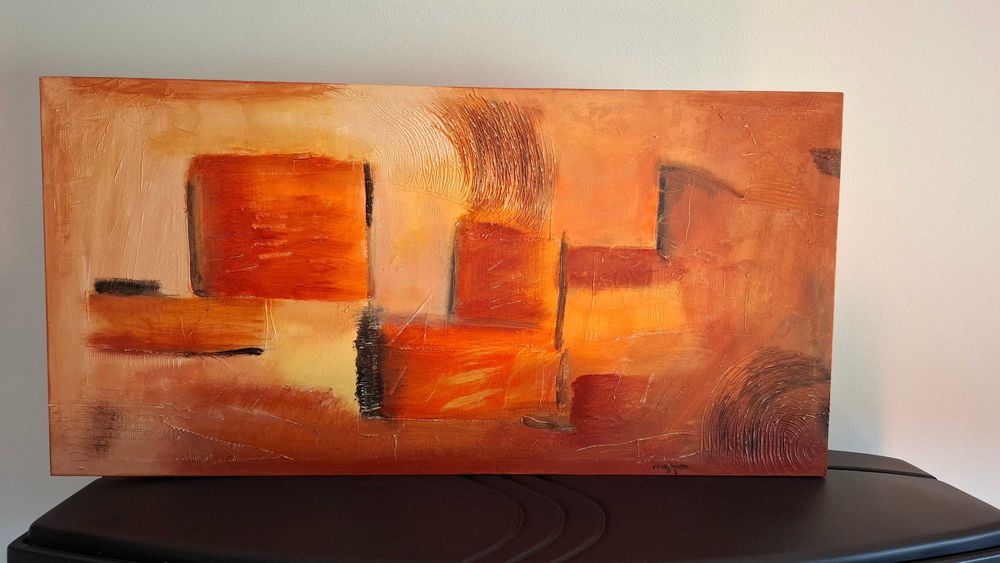 Quadro 100x50 Acrilico sobre tela