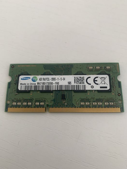 Pamięć RAM 4GB DDR3 SODIMM 1600 MHz