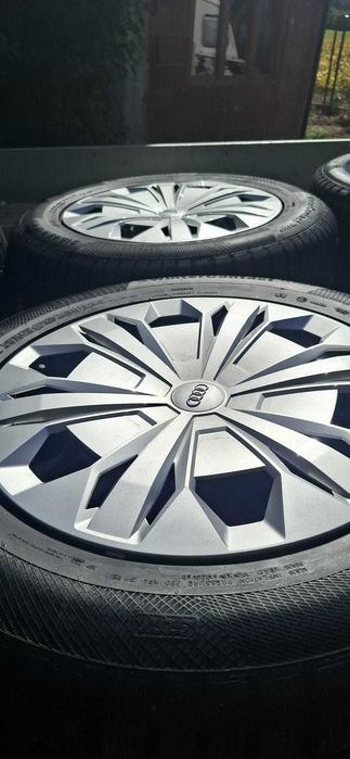 koła zimowe audi 17 5x112 et38 6.5j Continetal 215x65x17