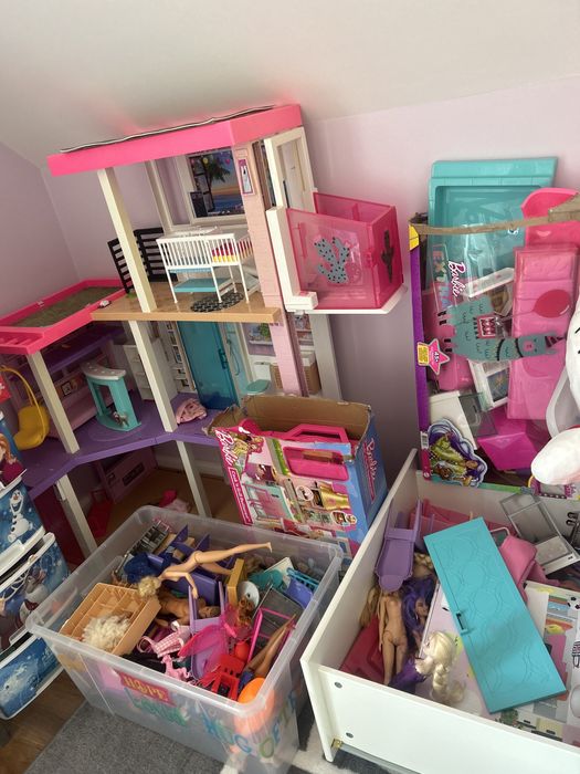 Domek dla barbie mega duzo akcesori!!!dreamhouse