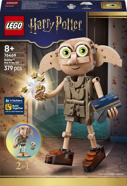 Конструктор LEGO Harry Potter Добі, вільний ельф 379 деталей (76469)