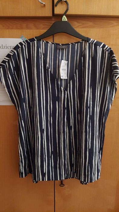 Bluzka C&A 44 elegancka paski