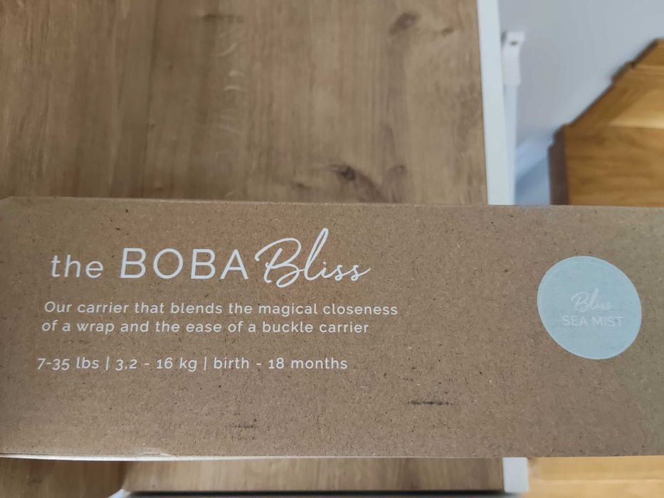 Nosidło chusta BOBA Bliss – kolor Sea Mist