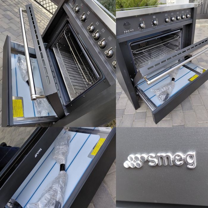 Варочный центр плита Smeg ( spa 42016 )  90см. Индукционная Италия
