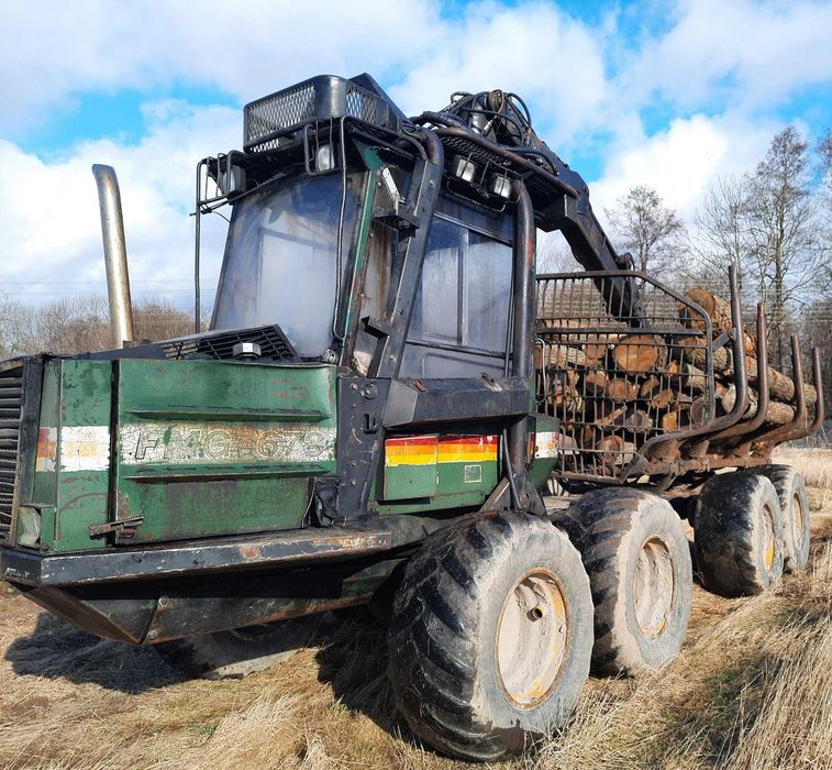 forwarder FMG 678 timberjack ponsse części mosty koła dźwig